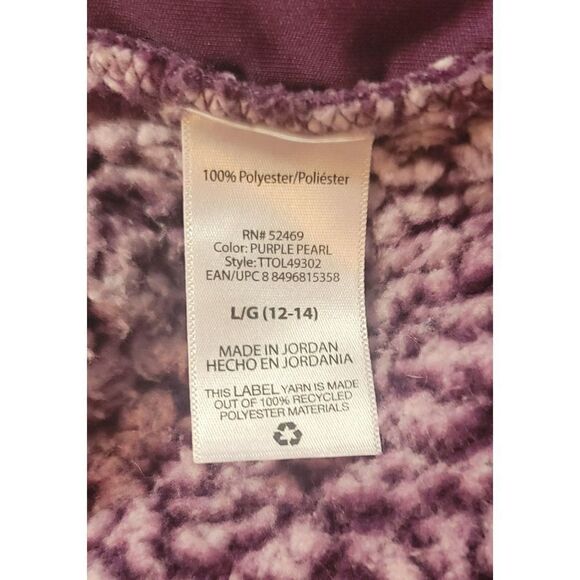Time & True Fluffy Purple Jacket - Size L - Picture 8 of 9